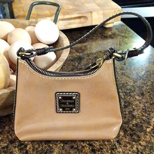 Dooney & Bourke Tan Leather Wristlet
